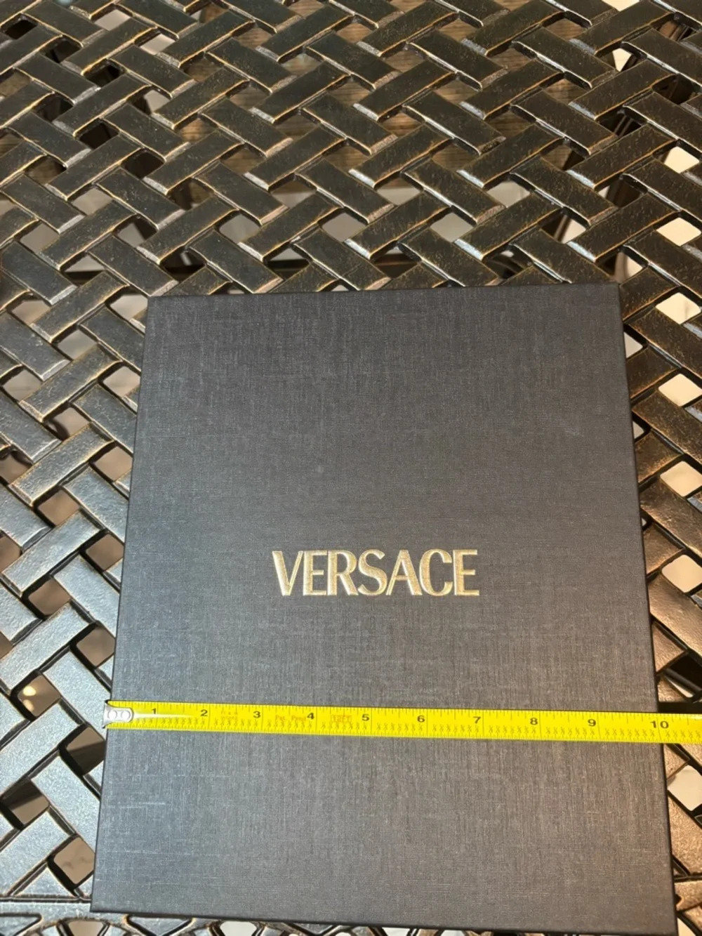 Versace Black Box with Gold Logo